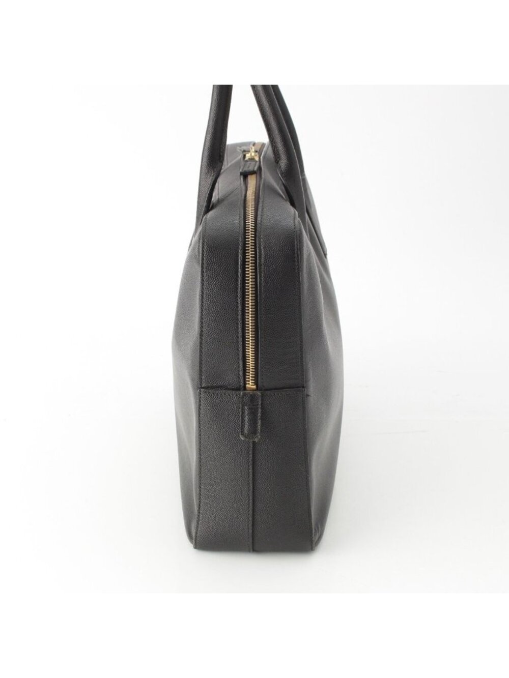 Saint Laurent Classic Museum Flat Leather Briefcase Black - Picture 3 of 10